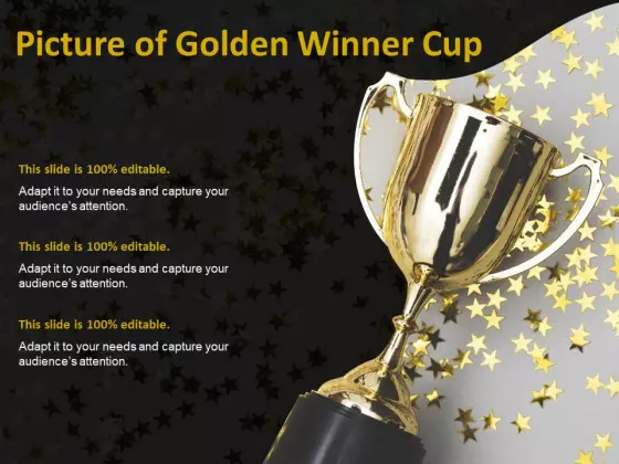 Picture Of Golden Winner Cup Ppt PowerPoint Presentation Infographics Shapes