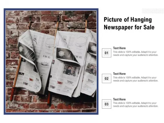Picture Of Hanging Newspaper For Sale Ppt PowerPoint Presentation File Slide Download PDF