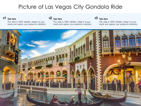 Picture Of Las Vegas City Gondola Ride Ppt PowerPoint Presentation Infographics Graphic Images PDF