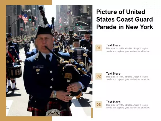 Picture Of United States Coast Guard Parade In New York Ppt PowerPoint Presentation Ideas Demonstration PDF