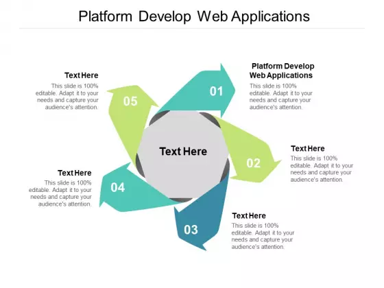 Platform Develop Web Applications Ppt PowerPoint Presentation Show Cpb Pdf