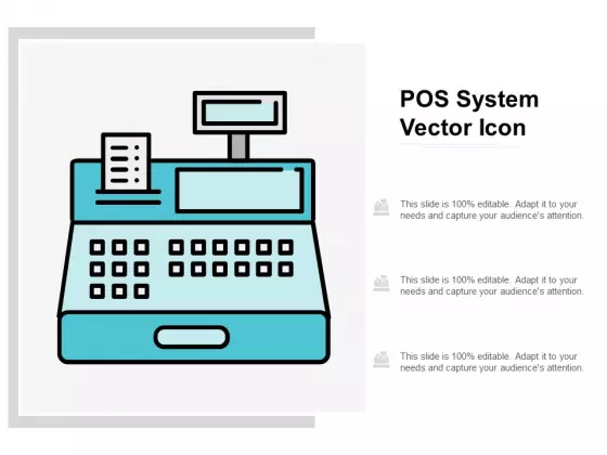 Pos System Vector Icon Ppt PowerPoint Presentation Show Tips