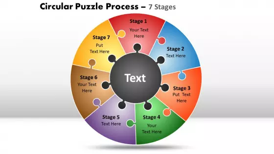 PowerPoint Slides Marketing Circular Puzzle Ppt Layouts