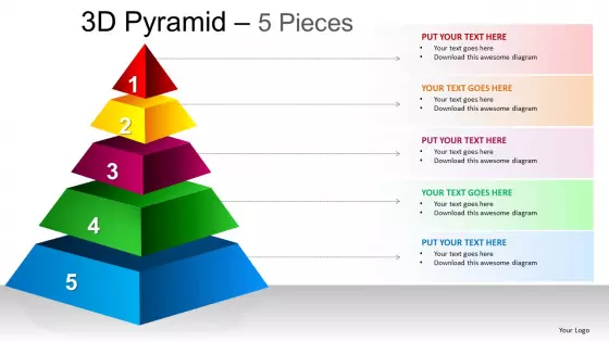 PowerPoint Themes Strategy Pyramid Ppt Slide