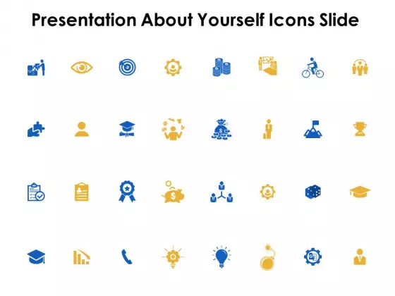Presentation About Yourself Icons Slide Winner Ppt Powerpoint Presentation Inspiration Graphics Tutorials