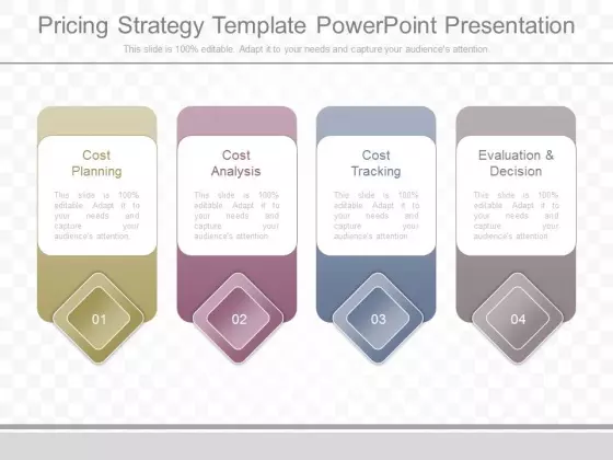 Pricing Strategy Template Powerpoint Presentation