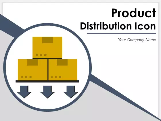Product Distribution Icon Gear Arrow Ppt PowerPoint Presentation Complete Deck
