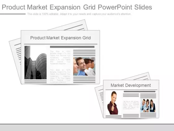 Product Market Expansion Grid Powerpoint Slides