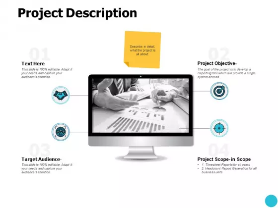 Project Description Target Audience Ppt PowerPoint Presentation Outline Graphics Tutorials