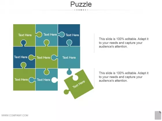 Puzzle Ppt PowerPoint Presentation Samples