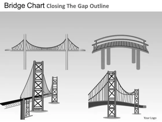 PowerPoint Backgrounds Bridges Chart Business Growth Ppt Theme