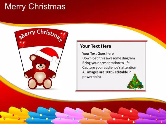 PowerPoint Backgrounds Image Merry Christmas Ppt Templates