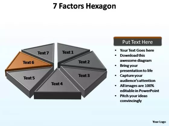 PowerPoint Backgrounds Process Hexagon Ppt Presentation