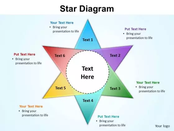 PowerPoint Design Image Star Diagram Ppt Design