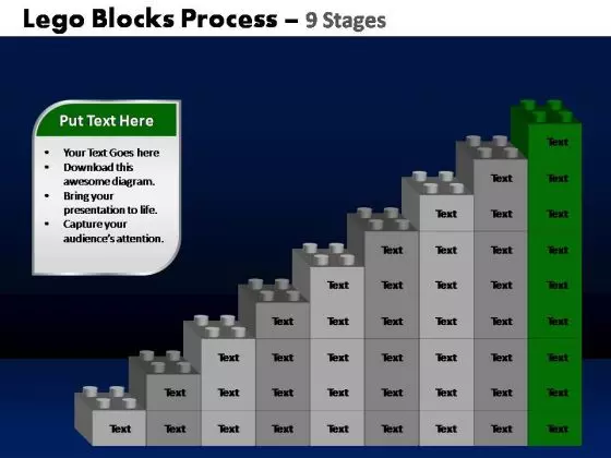PowerPoint Design Slides Leadership Lego Blocks Ppt Presentation