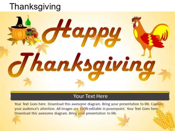 PowerPoint Designs Happy Thanksgiving Ppt Design