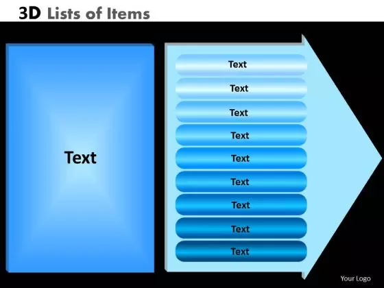 PowerPoint Layouts Circular Process Lists Of Items Ppt Process