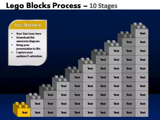 PowerPoint Layouts Success Lego Blocks Ppt Theme