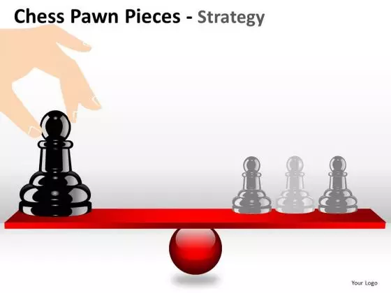 PowerPoint Leadedrship Balance Chess Pawn Ppt Slide Designs