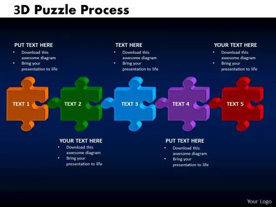 PowerPoint Presentation Cycle Chart Puzzle Process Ppt Slide