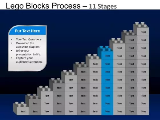 PowerPoint Process Company Lego Blocks Ppt Slide Designs