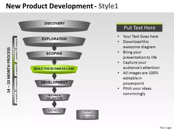PowerPoint Process Corporate Strategy New Product Development Ppt Process