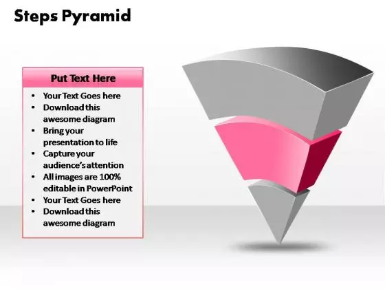 PowerPoint Process Image 3 Steps Pyramid Ppt Template