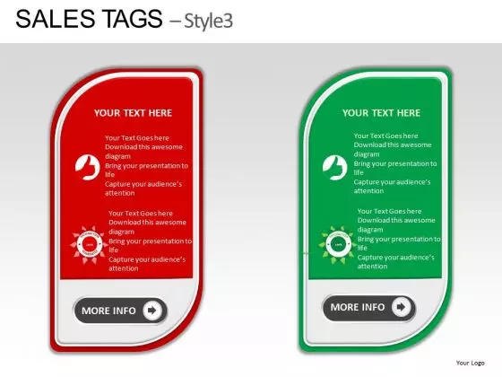 PowerPoint Slide Showing Sales Tag Diagram