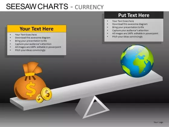PowerPoint Slides Business Leadership Seesaw Charts Currency Ppt Process