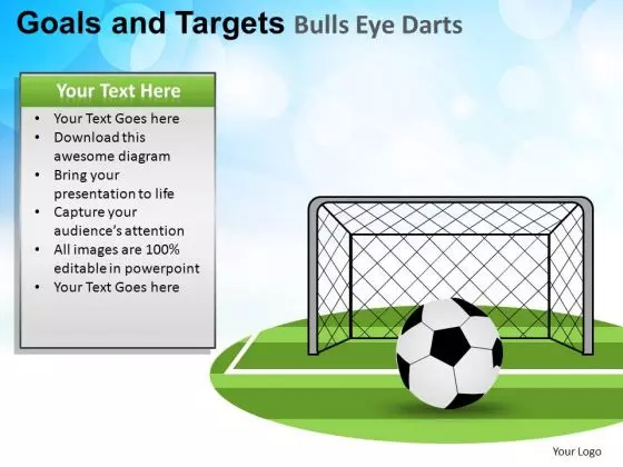 PowerPoint Soccer Success Goals And Targets Ppt Template