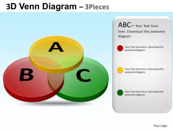PowerPoint Themes Corporate Teamwork Venn Diagram Ppt Process