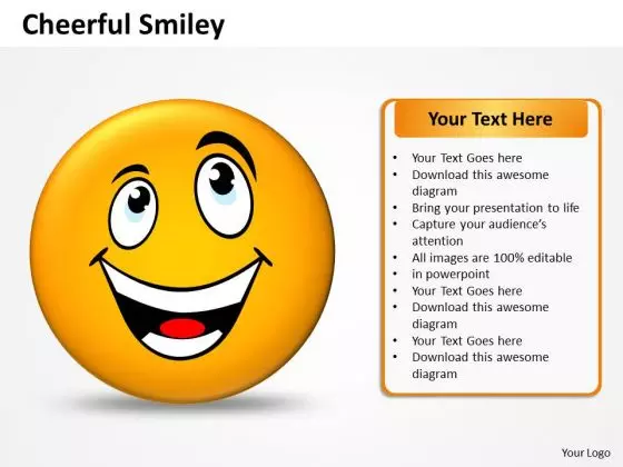 Ppt Design PowerPoint 2007 Of A Cheerful Smiley Templates