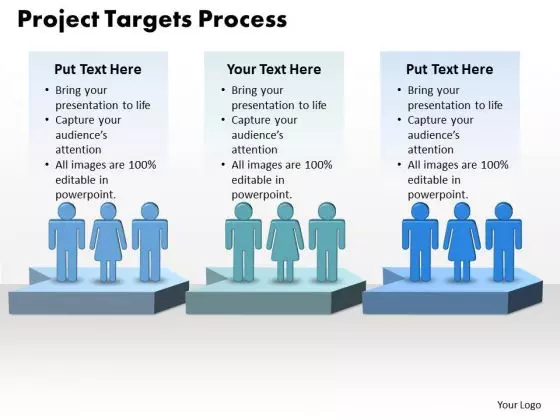 Ppt Project Targets Definition Process 3 Stages PowerPoint Templates