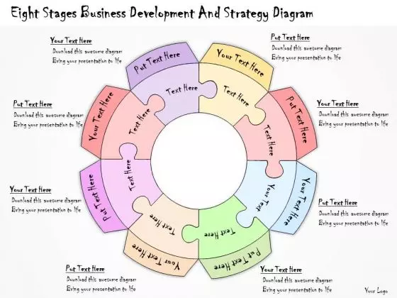 Ppt Slide Eight Stages Business Development And Strategy Diagram Sales Plan