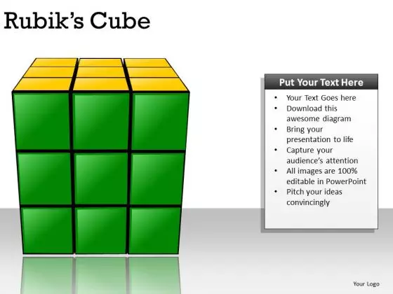 Problem Rubiks Cube PowerPoint Slides And Ppt Diagram Templates