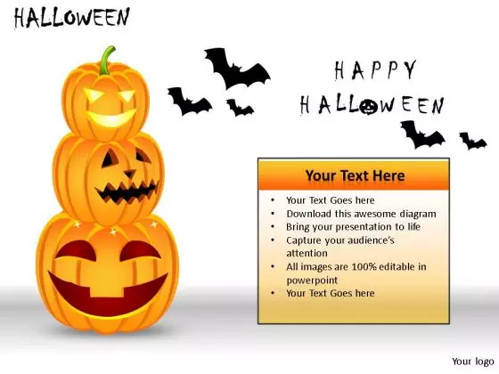 Process And Flows Halloween PowerPoint Slides And Ppt Diagram Templates