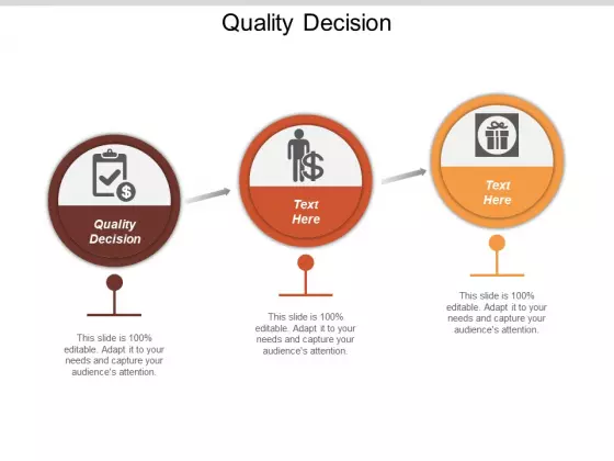 Quality Decision Ppt PowerPoint Presentation Icon Topics Cpb
