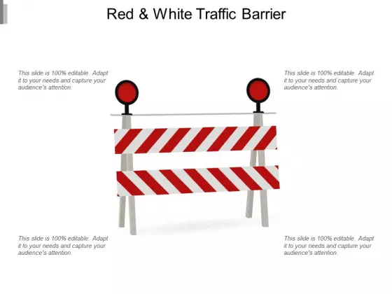 Red And White Traffic Barrier Ppt PowerPoint Presentation Infographic Template Visuals