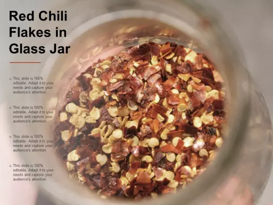 Red Chili Flakes In Glass Jar Ppt PowerPoint Presentation Slides Tips