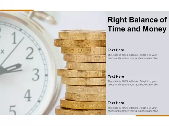 Right Balance Of Time And Money Ppt Powerpoint Presentation Model Structure