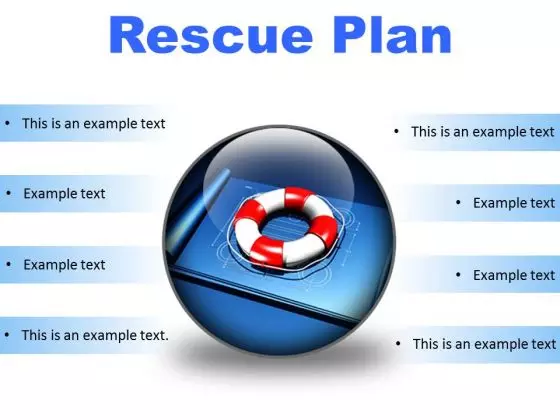 Rescue Plan Metaphor PowerPoint Presentation Slides C