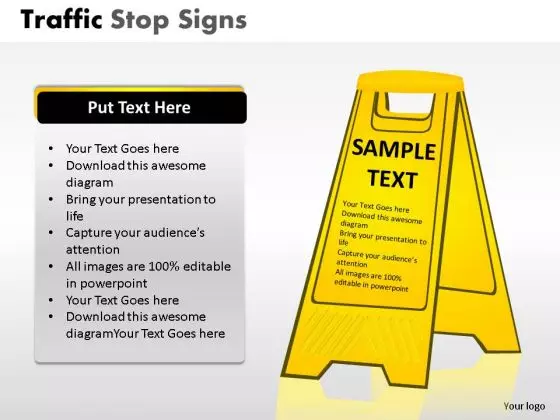 Road Safety Traffic Stop PowerPoint Slides And Ppt Diagram Templates