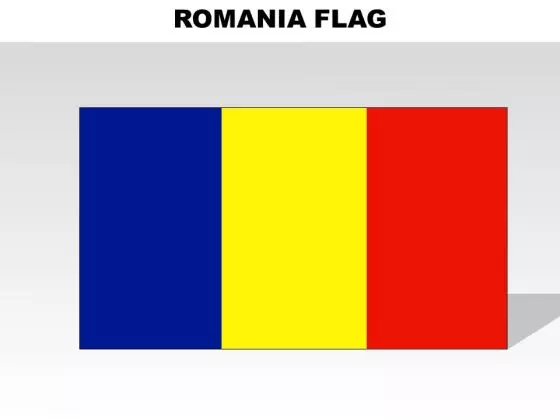Romania Country PowerPoint Flags