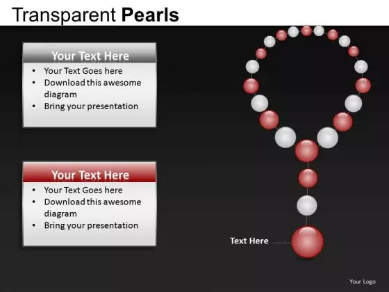 Rosary Christ Transparent Pearls PowerPoint Slides And Ppt Diagram Templates