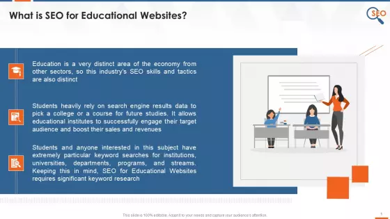 SEO Skills And Tactics For Educational Websites Training Ppt