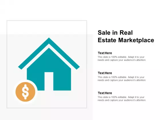 Sale In Real Estate Marketplace Ppt PowerPoint Presentation Layouts Themes