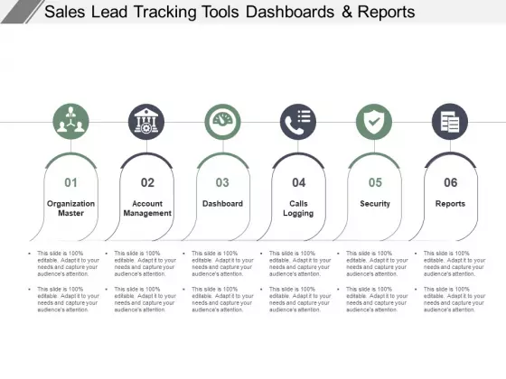 Sales Lead Tracking Tools Dashboards And Reports Ppt PowerPoint Presentation Model Format