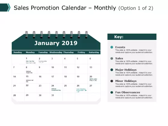 Sales Promotion Calendar Monthly Marketing Ppt PowerPoint Presentation Portfolio Rules