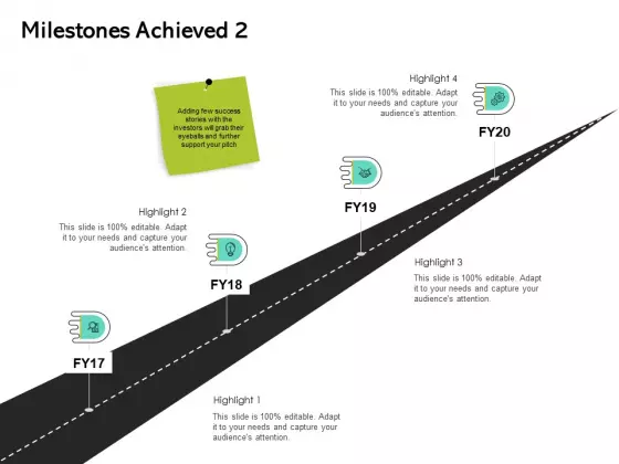 Seed Funding Pitch Deck Milestones Achieved 2 Ppt File Styles PDF