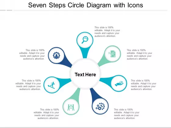 Seven Steps Circle Diagram With Icons Ppt PowerPoint Presentation Icon Graphics